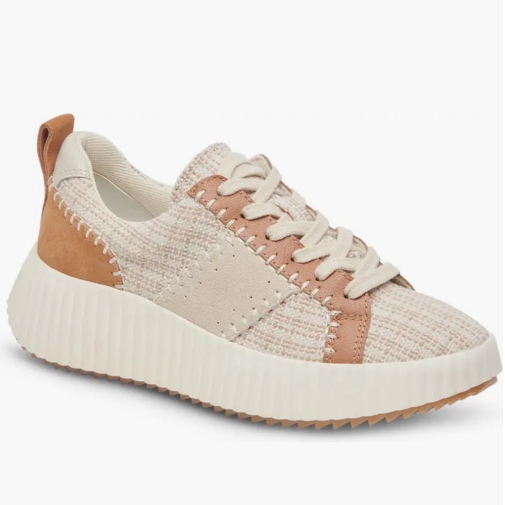NWT Dolce Vita brown multi knit platform sneaker